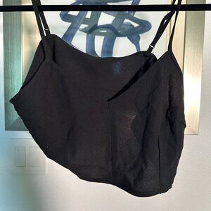 H&M Crop Top Camisole in Black